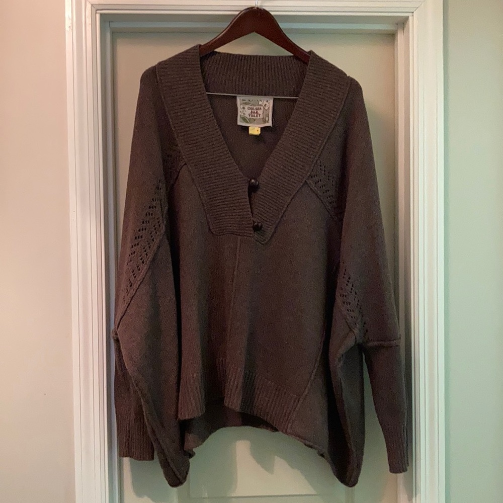 Chelsea & Violet Cape-style sweater
